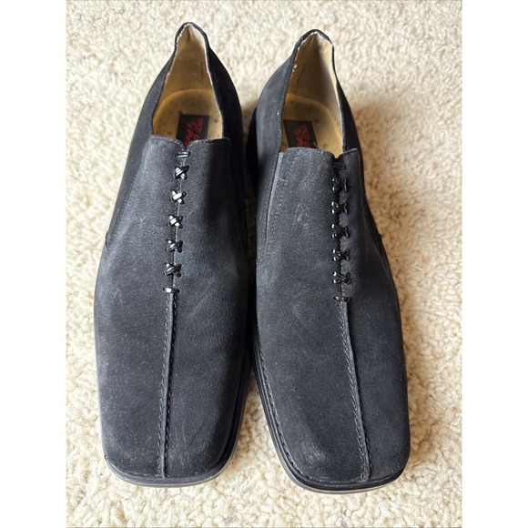 Umberto Pellegrini Other - Umberto Pellegrini Designer Suede Slip On Loafers Leather Shoes Mens Size 9